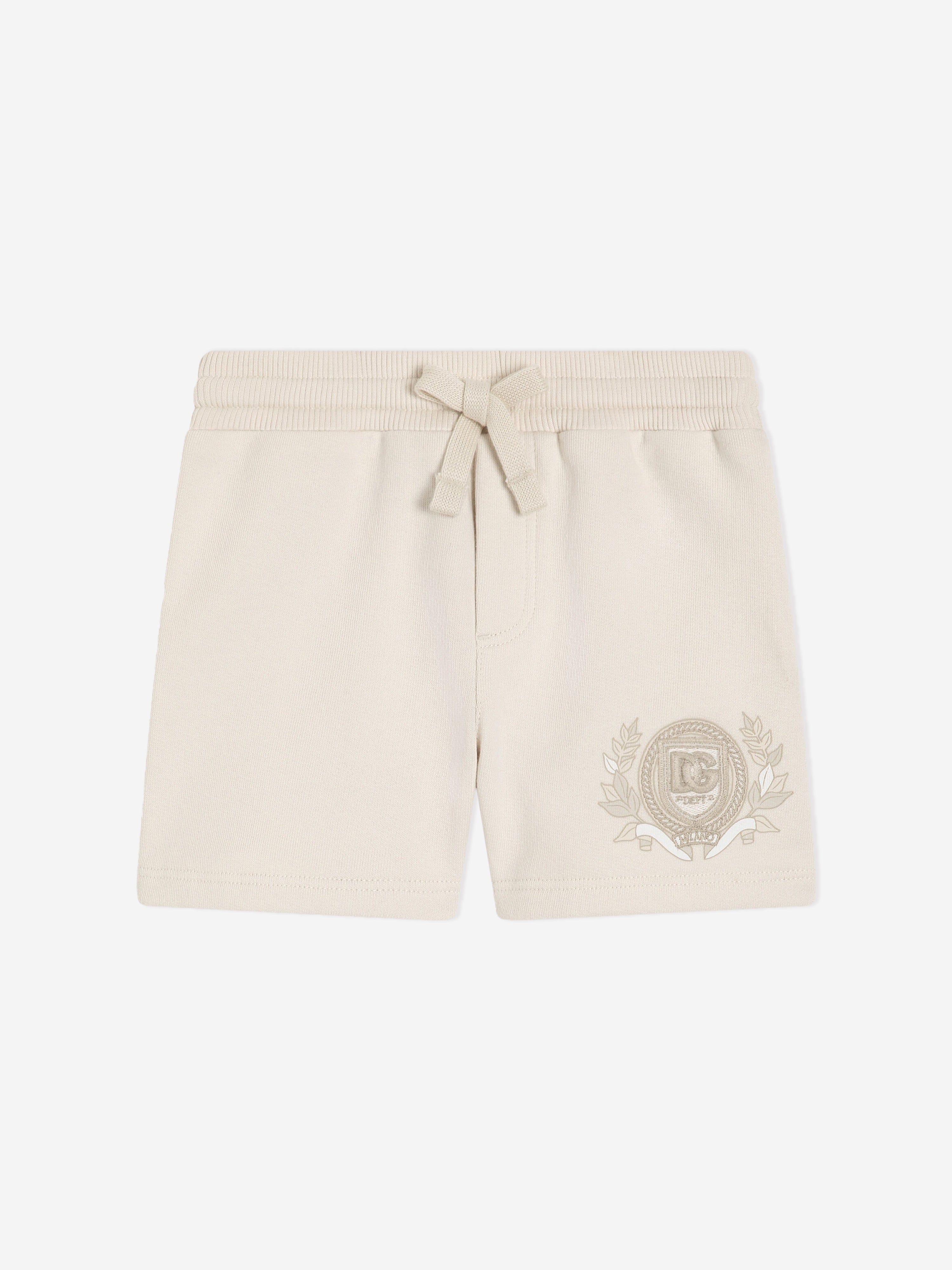 Dolce & Gabbana Baby Boys Logo Shorts in Ivory 12 - 18 Mths