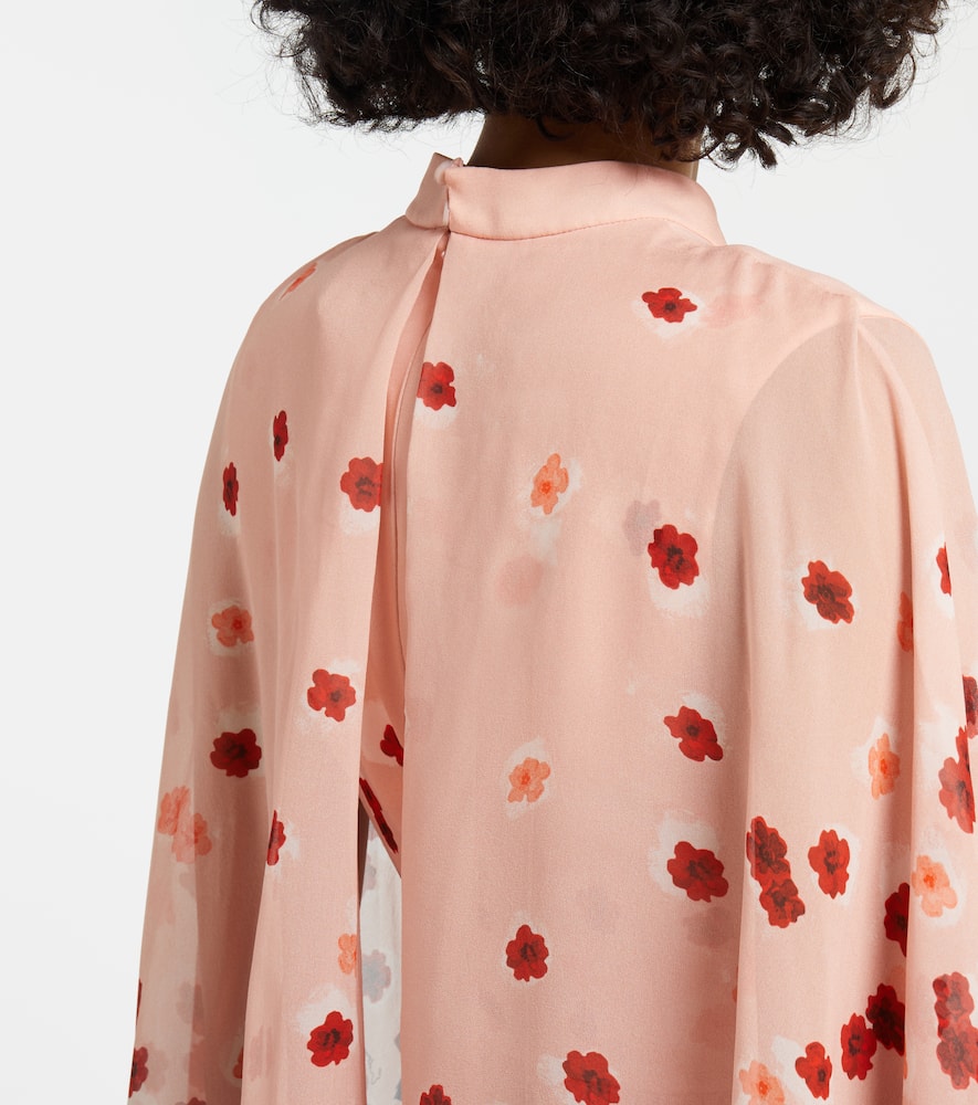 Silk gown