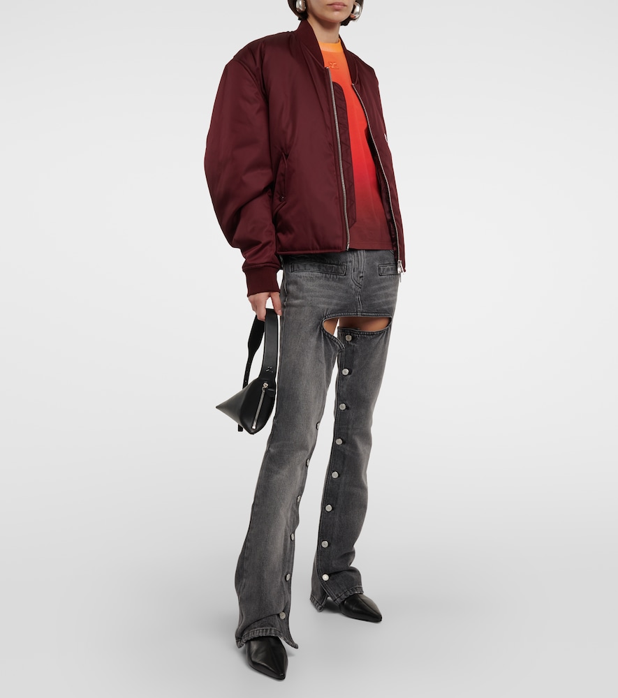 Logo bomber jacket