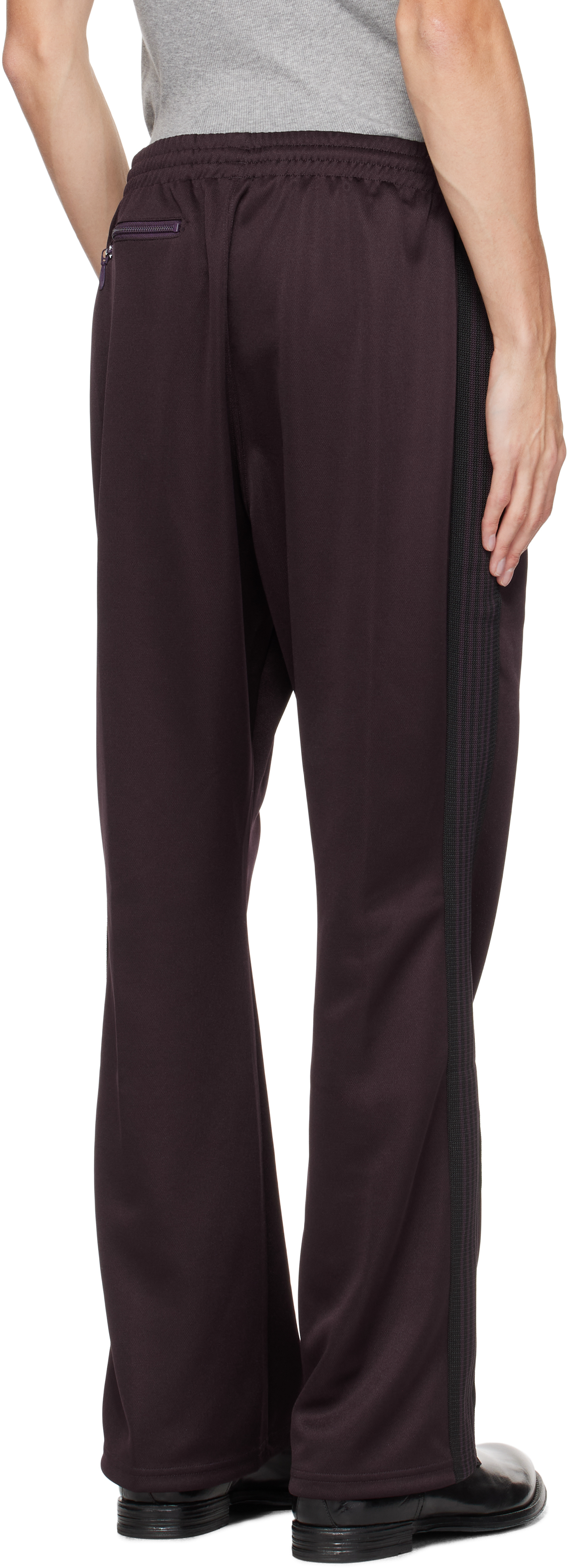 NEEDLES Purple Boot-Cut Track Pants