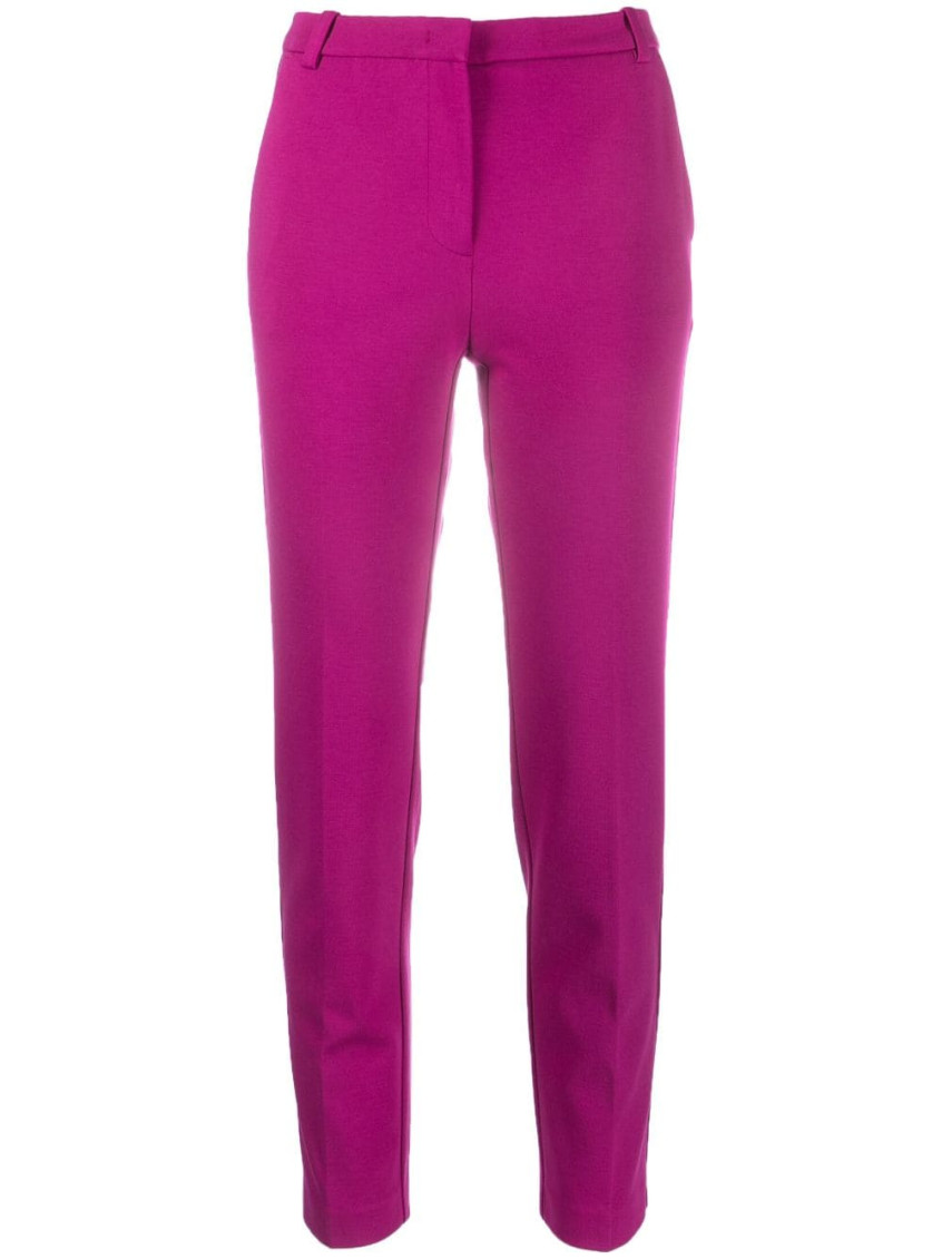 Mid-rise tailored trousers - Purple