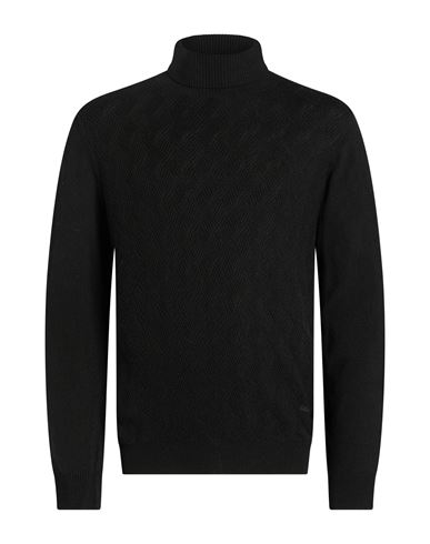 Man Turtleneck Black Size M Merino Wool, Nylon, Viscose, Cashmere