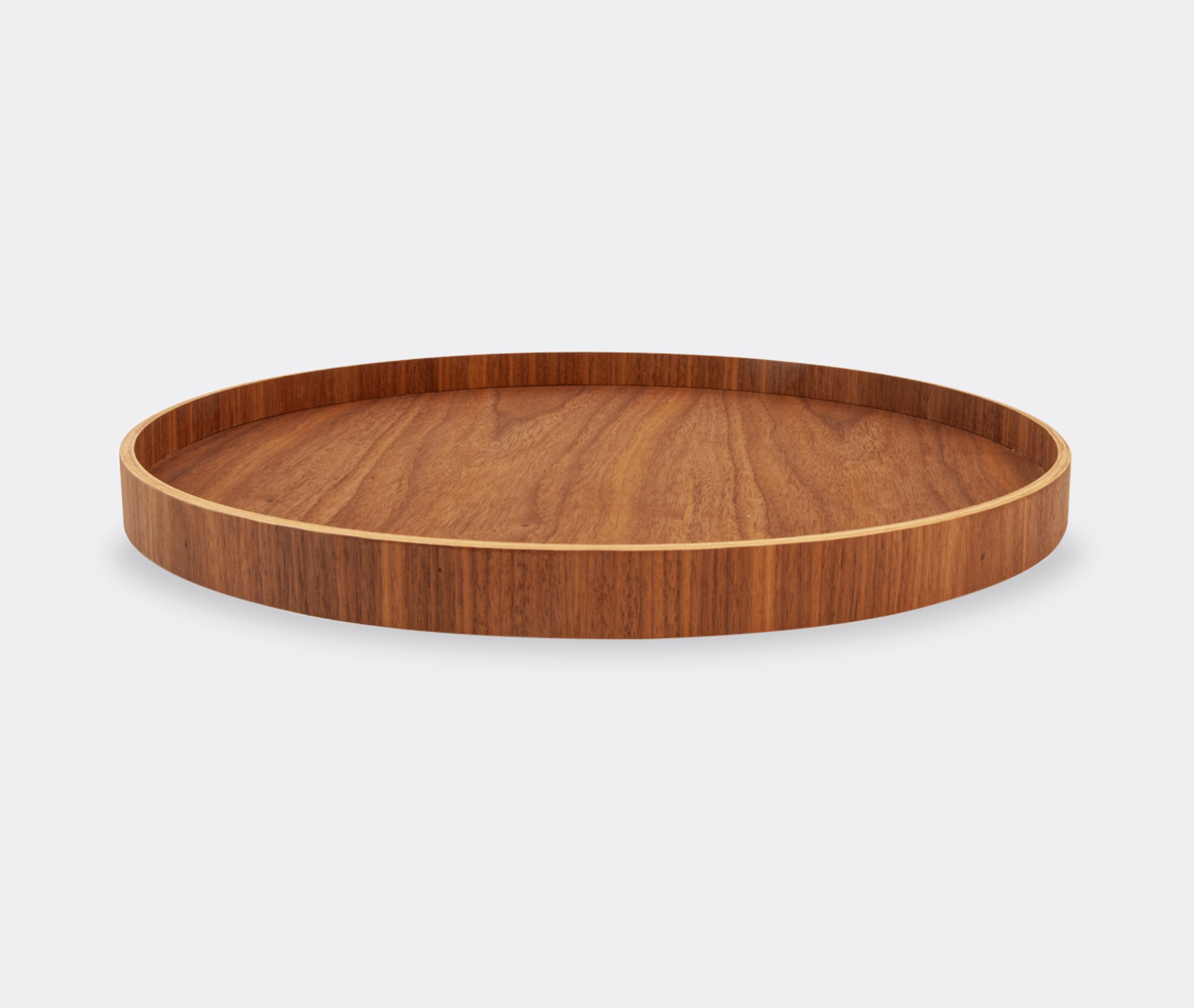 'serve' Round Tray, Walnut