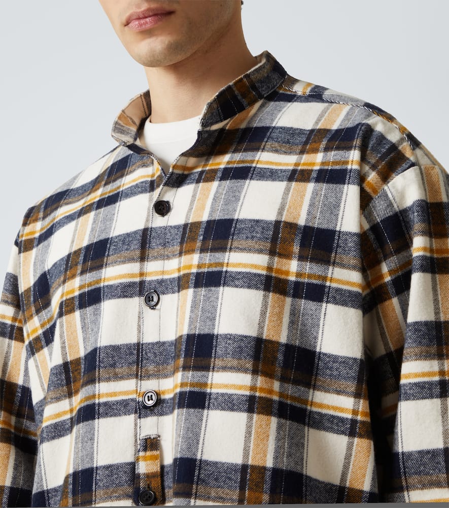 Plaid cotton shirt