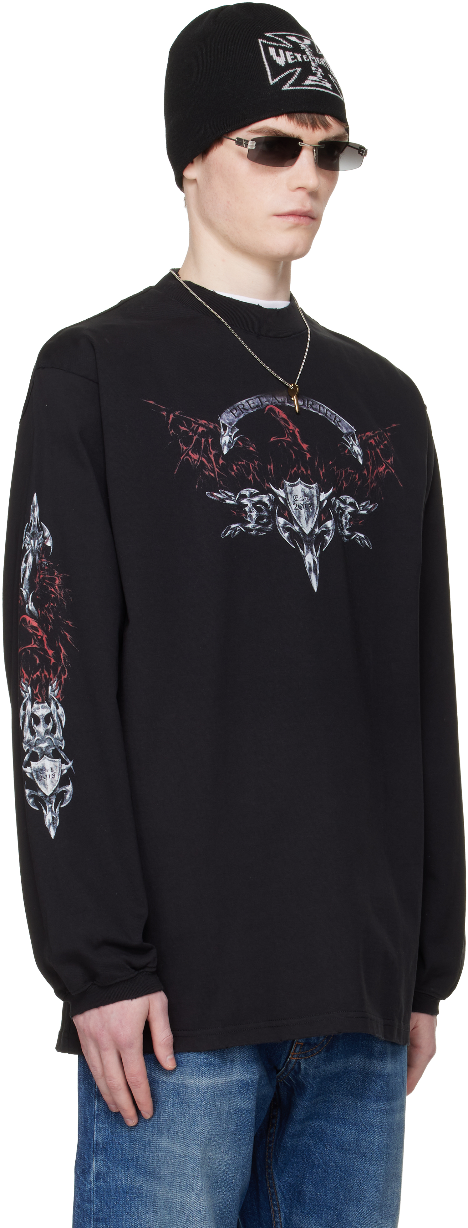 Black Metal Longsleeve T-shirt