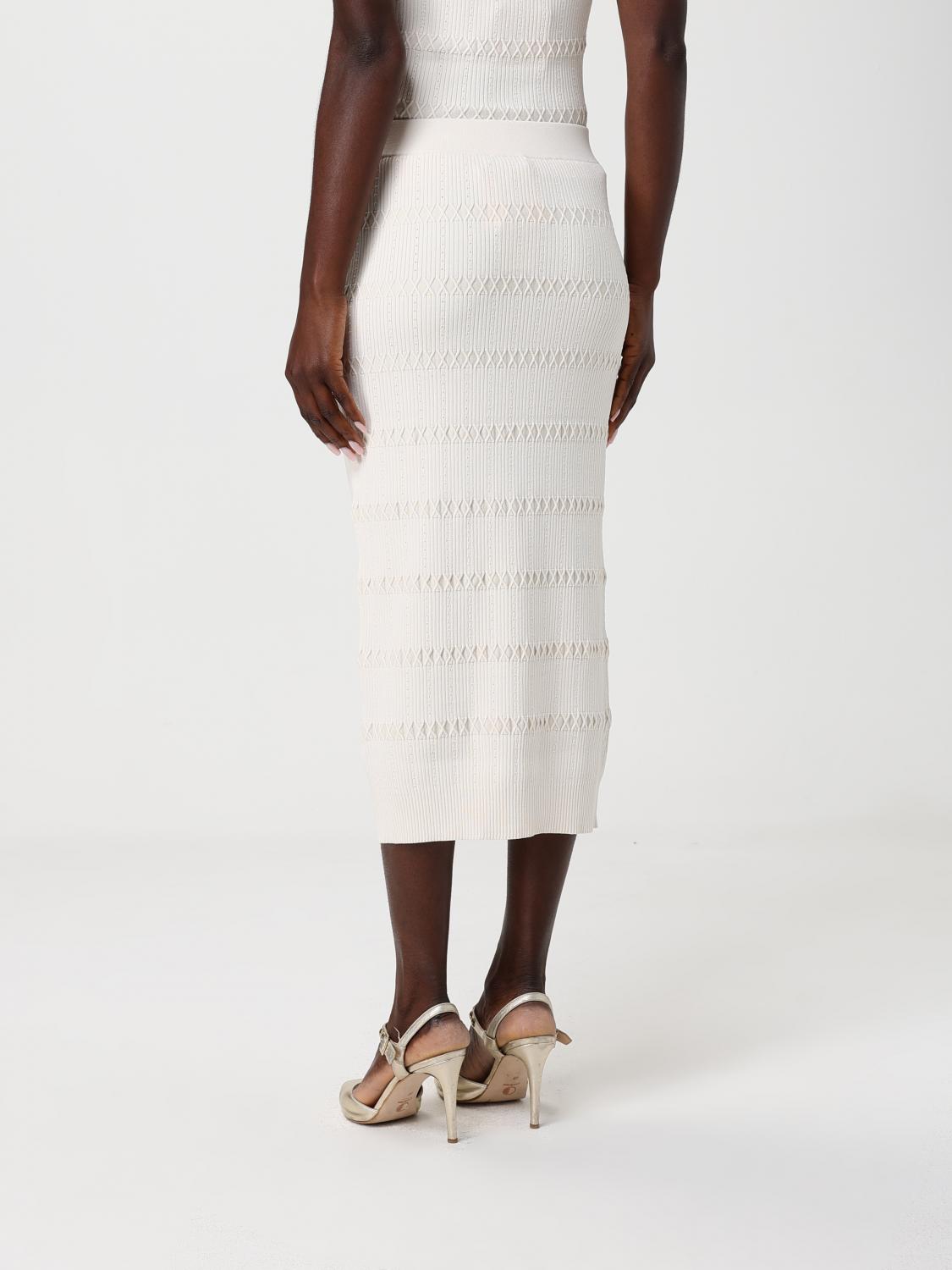 Skirt Woman color Cream