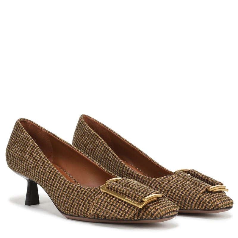 Women's Rainey Pump Shoes (Mustard Brown Fabric)