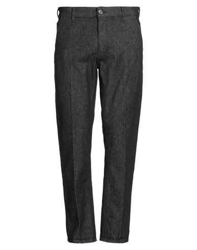Man Jeans Black Size 29 Cotton, Elastane