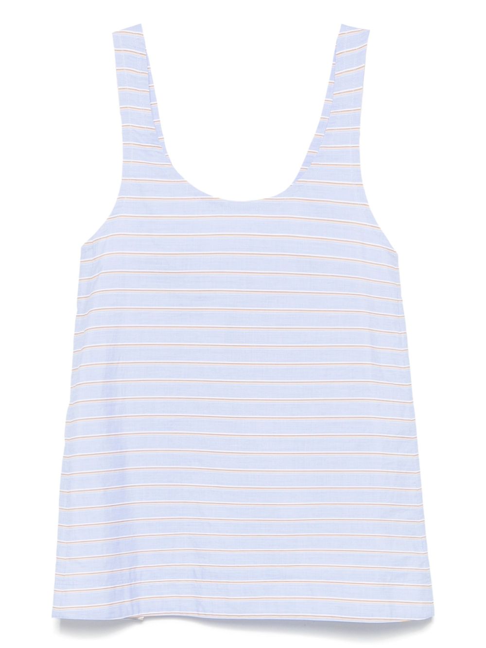 Rabanne striped tank top - Blue