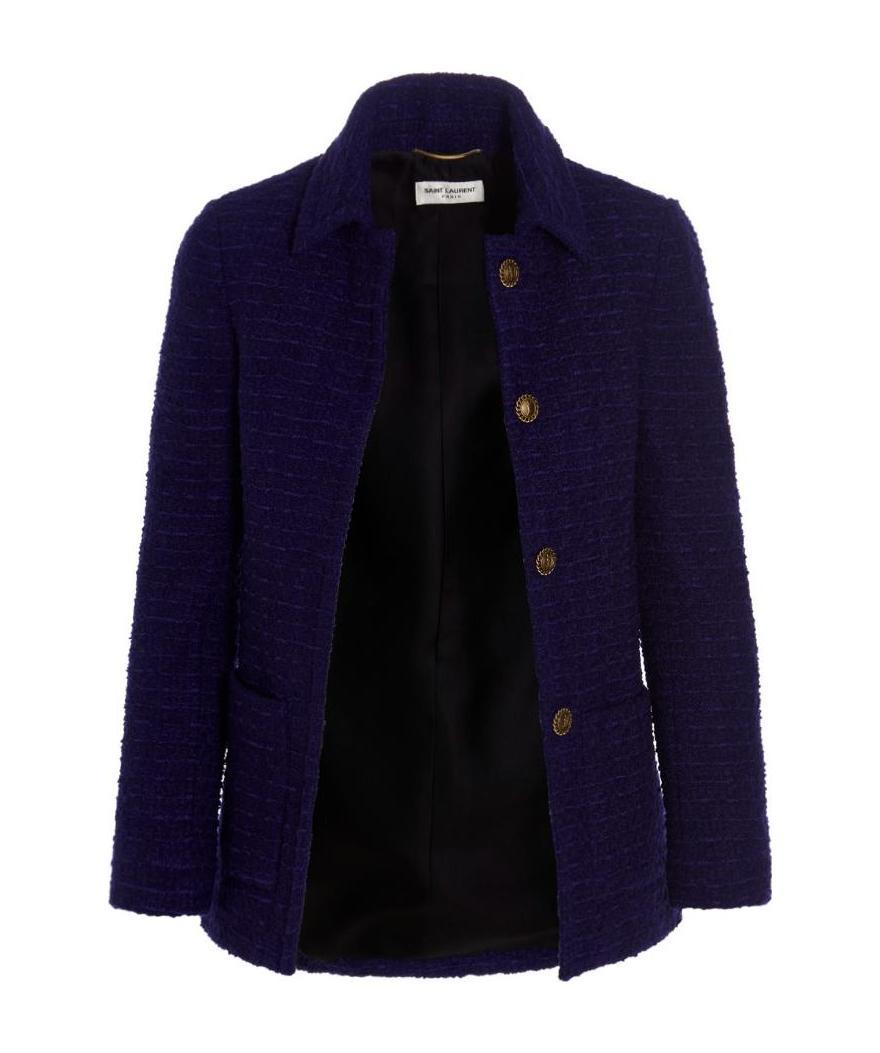 Fitted tweed blazer