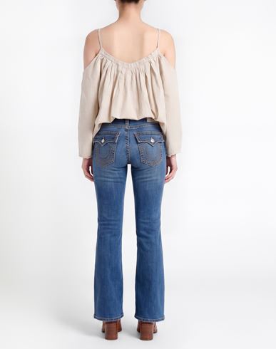 Woman Top Beige Size M Cotton