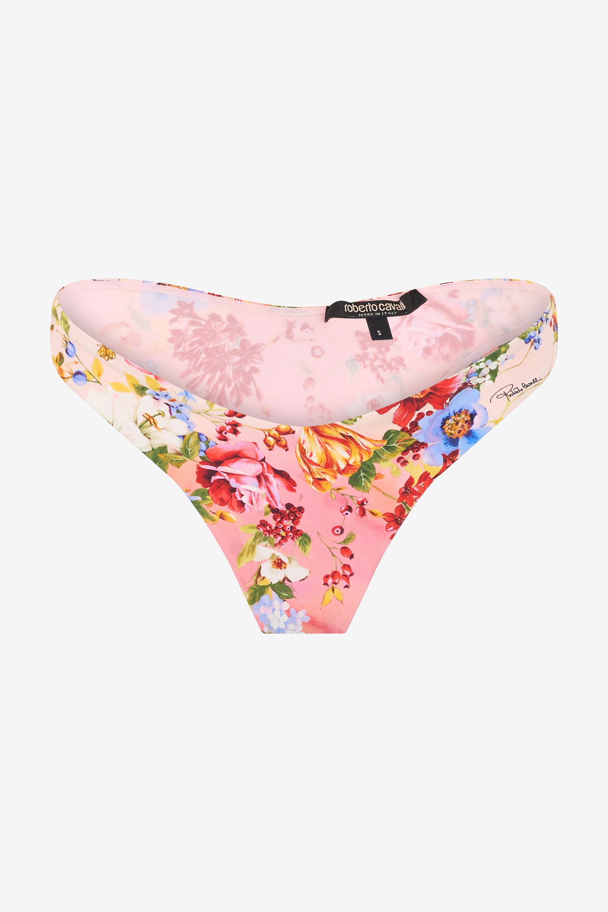 Miami Flowers Print Bikini Bottom