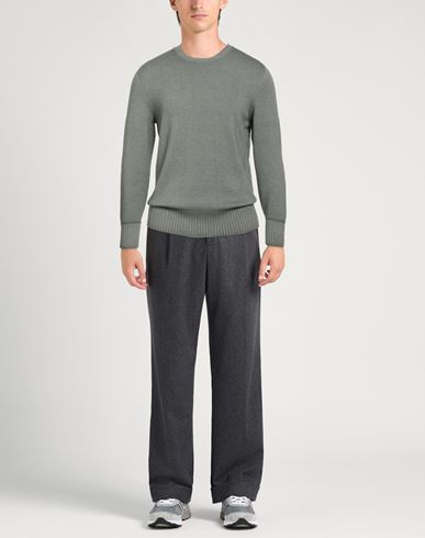 Man Sweater Sage green Size 36 Merino Wool