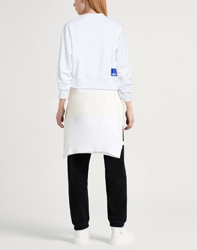 Woman Sweatshirt White Size XS Organic cotton, Recycled polyester