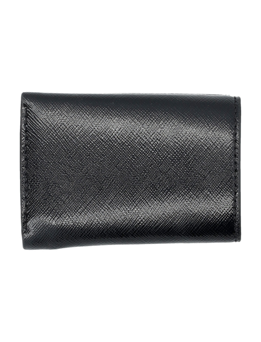 Black The Mini Trifold wallet