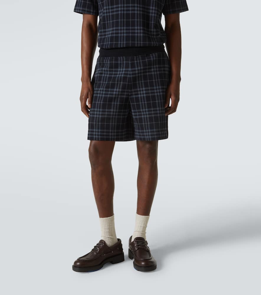 Checked shorts