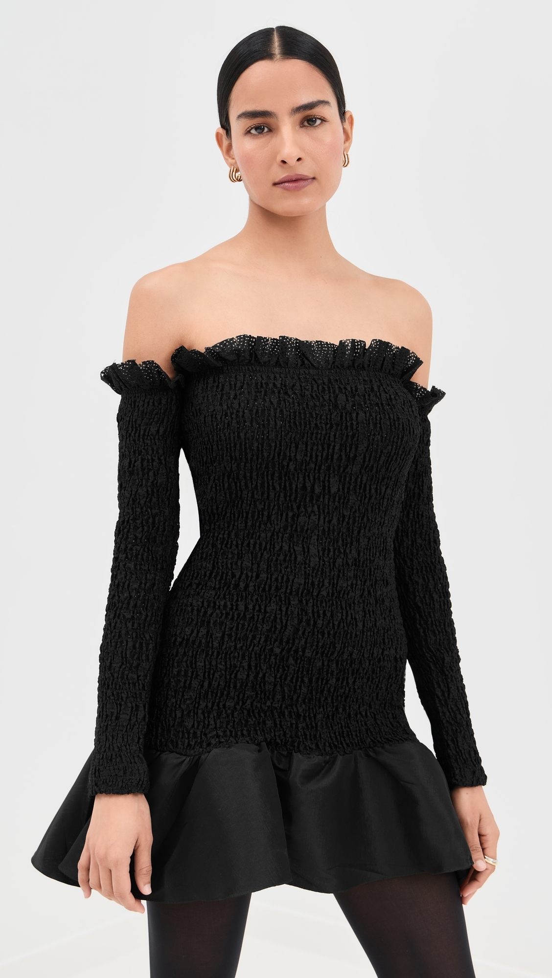 Dot Dress Black