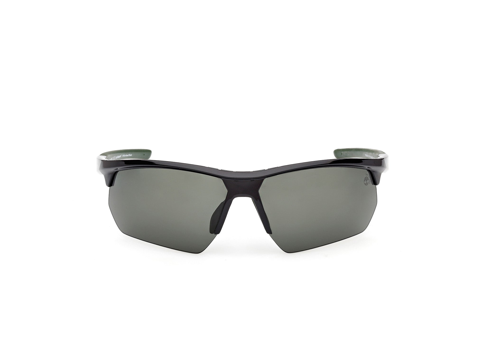 Timberland Hombre Timberland TB00056 01R Gafas de sol Inyectado Negro Verde Cuadrada Polarizado