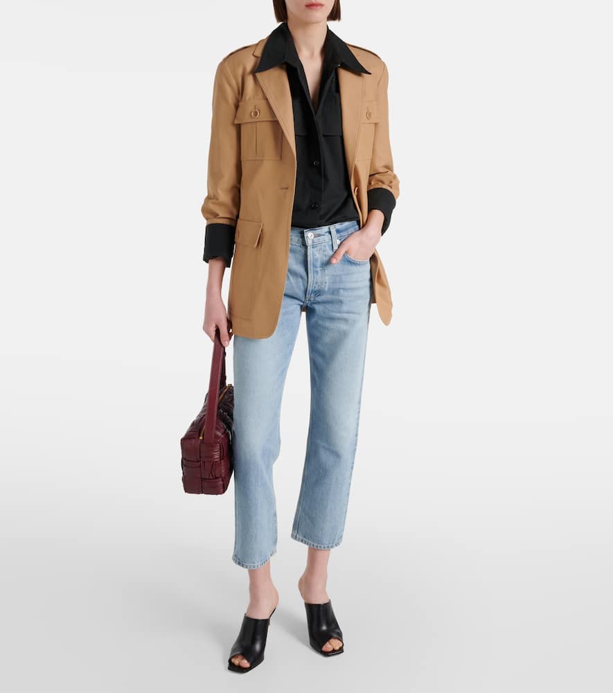 Isla low-rise straight jeans