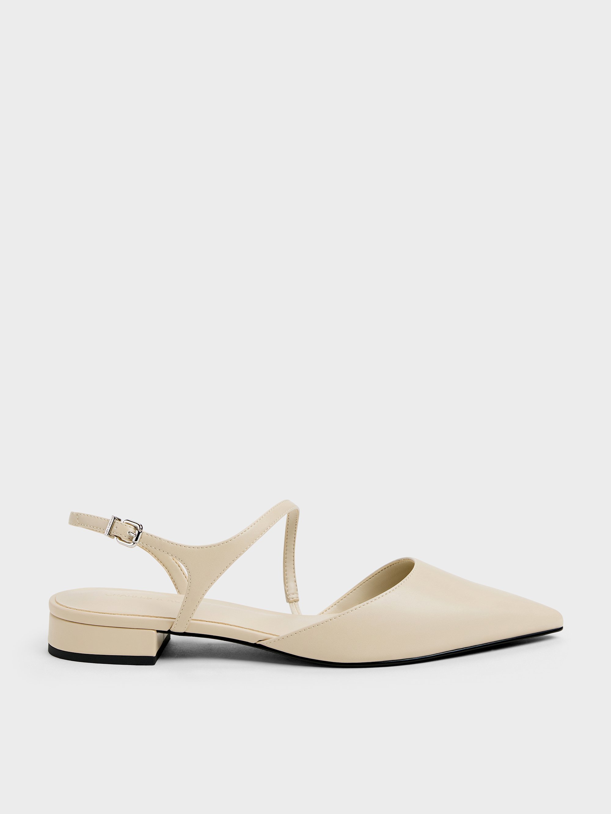Charles & Keith - Cordelia Pointed Slingback Flats