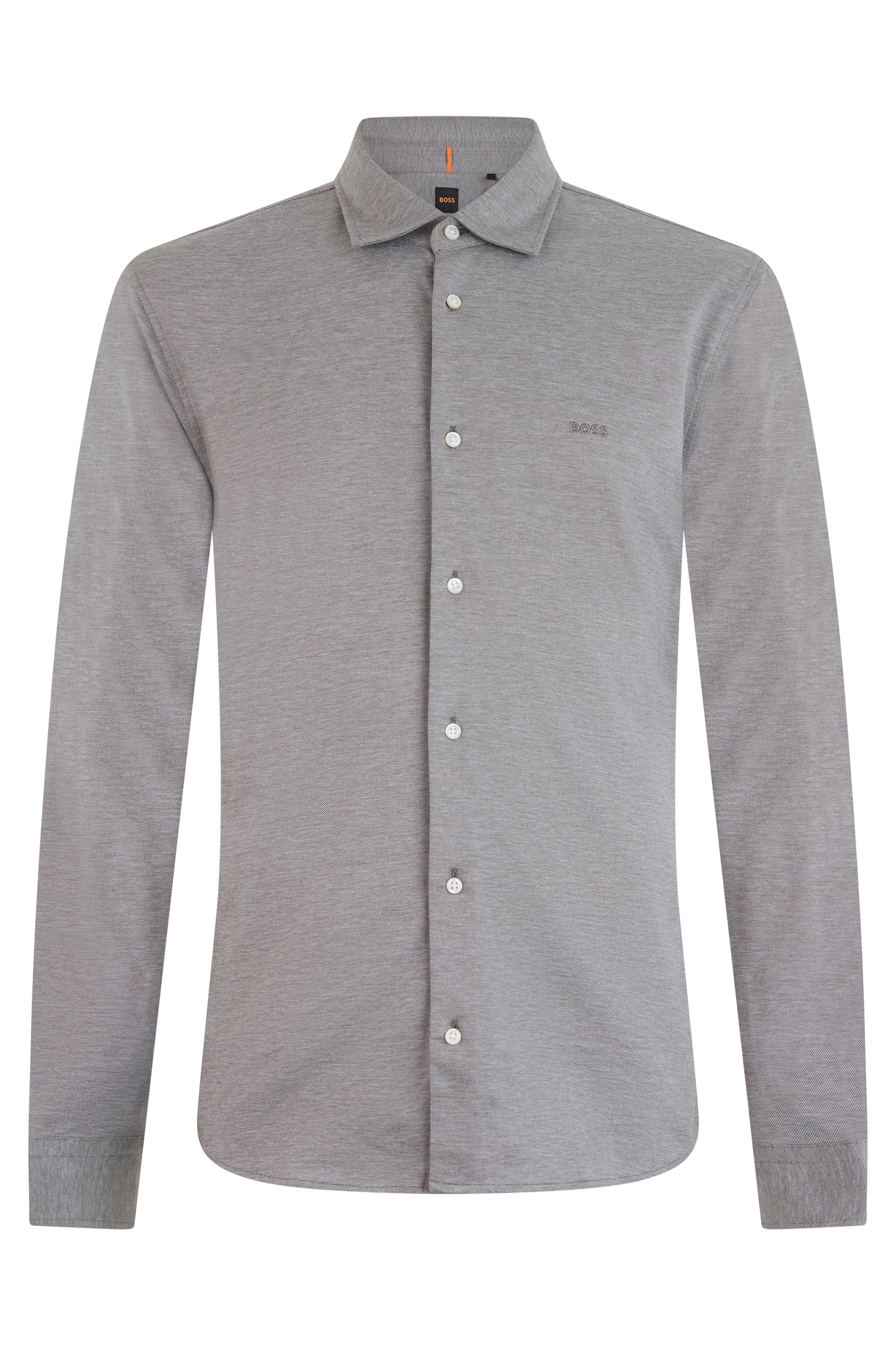 Cotton Jersey Shirt — Gray