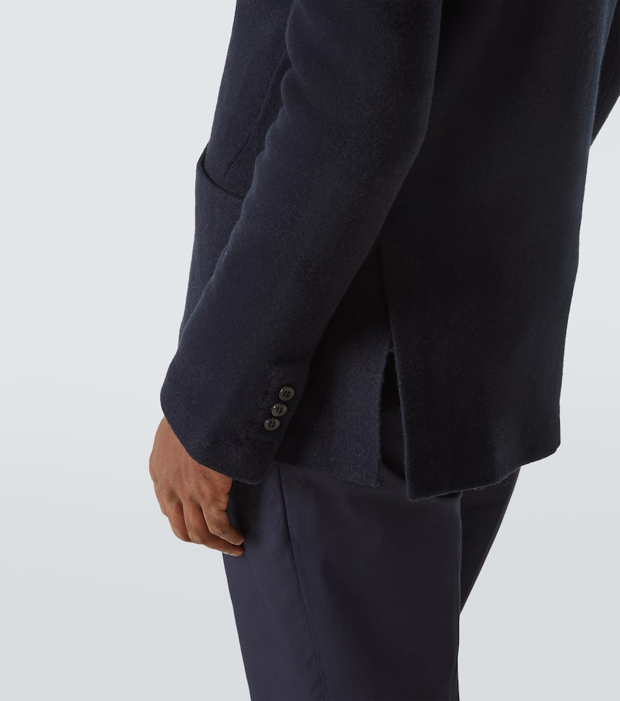 Mr Poole wool and cashmere cardigan