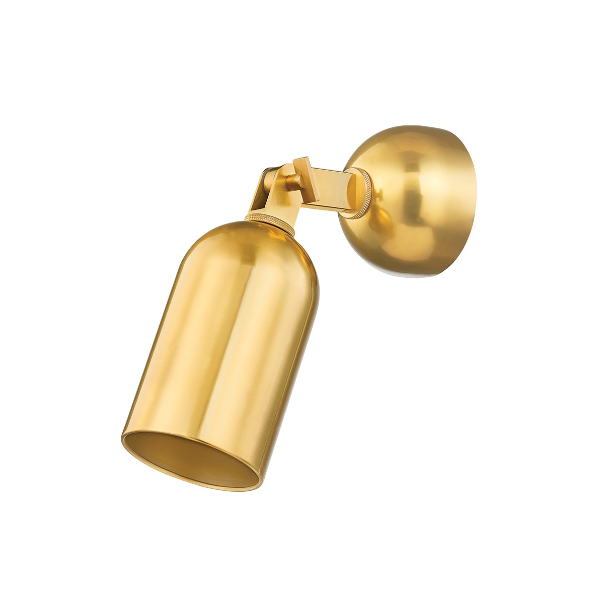 Aged Brass One Light Wall Sconce from the Sturbridge Collection