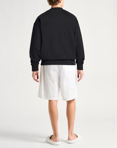 Man Sweatshirt Black Size L Cotton