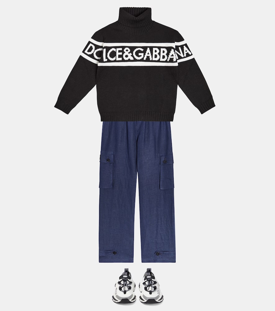 Linen cargo pants