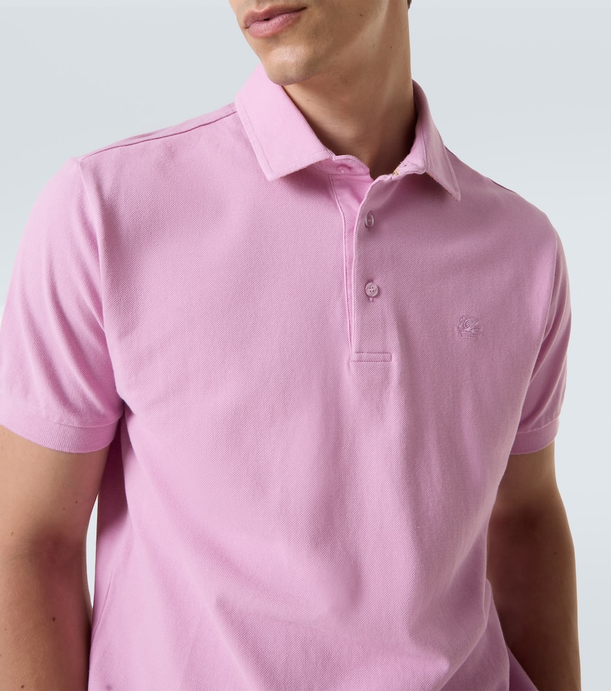Cotton piqué polo shirt