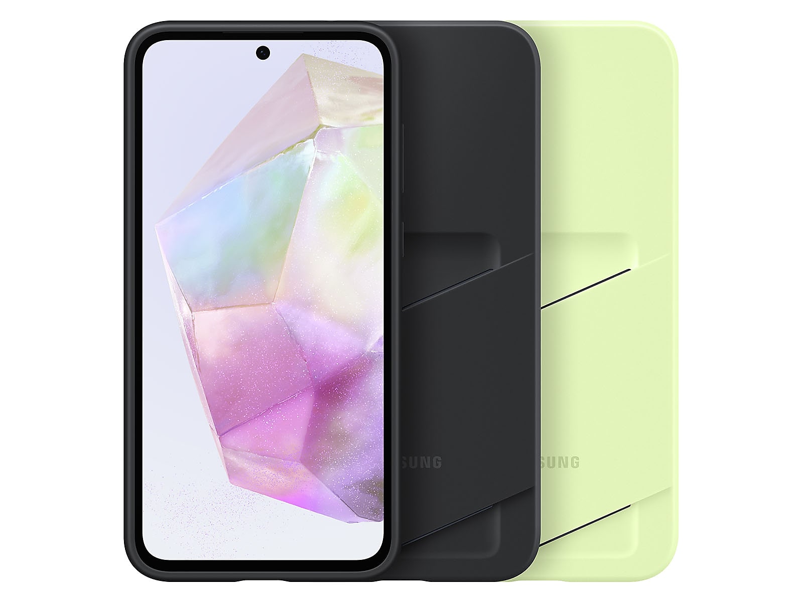 Galaxy A35 5G Silicone Card Slot Case in Lime(EF-OA356TMEGUS)