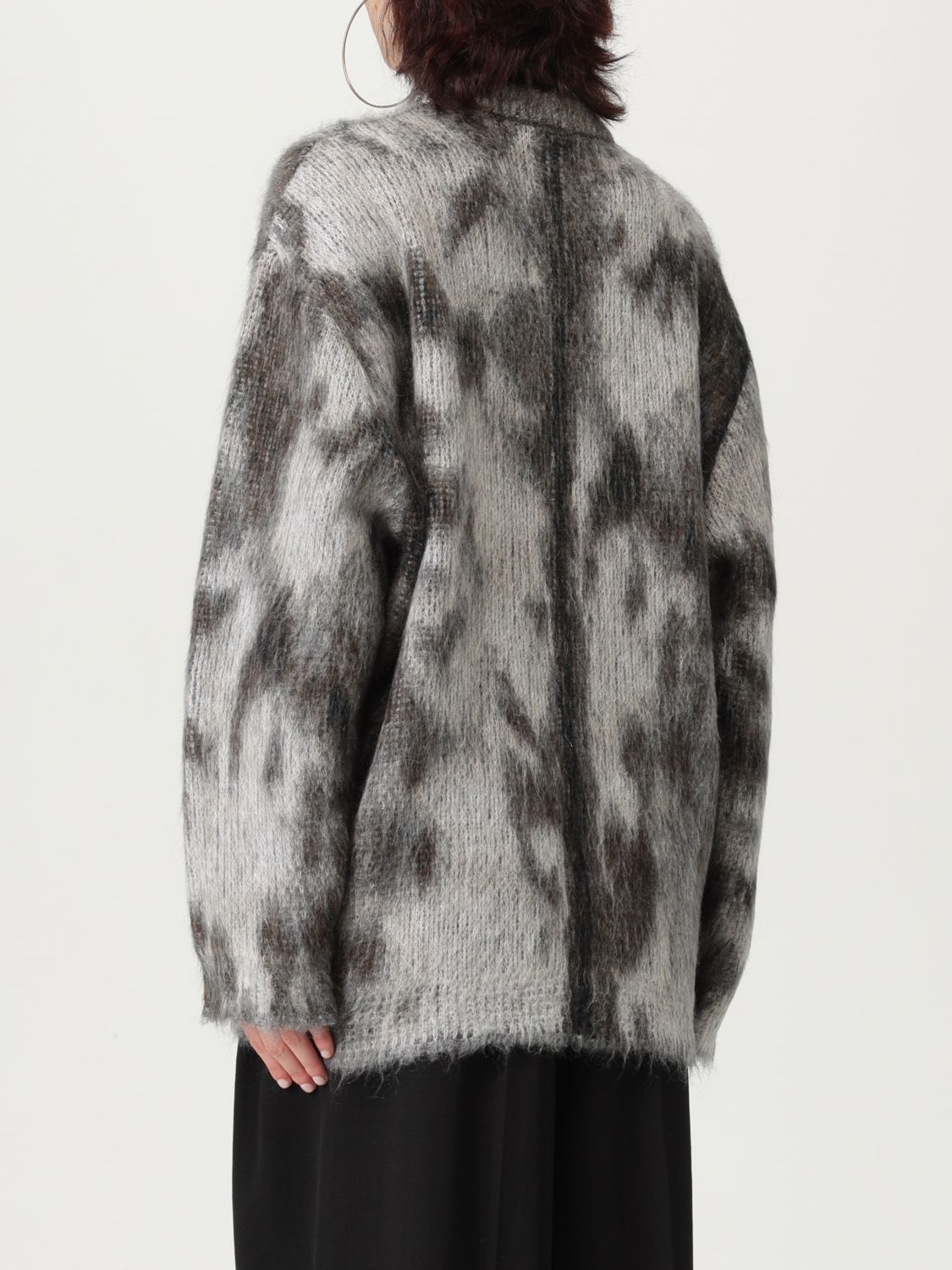 Jacquard-knit sweater - Grey