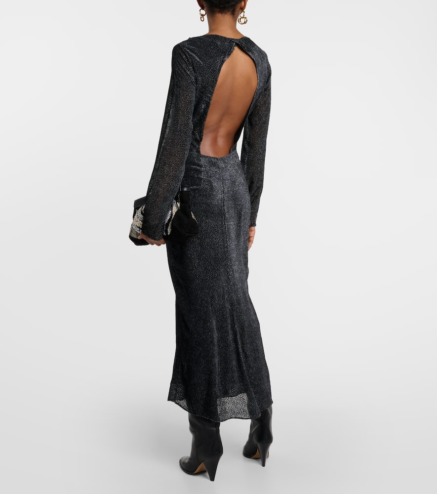Sabrina silk-blend midi dress