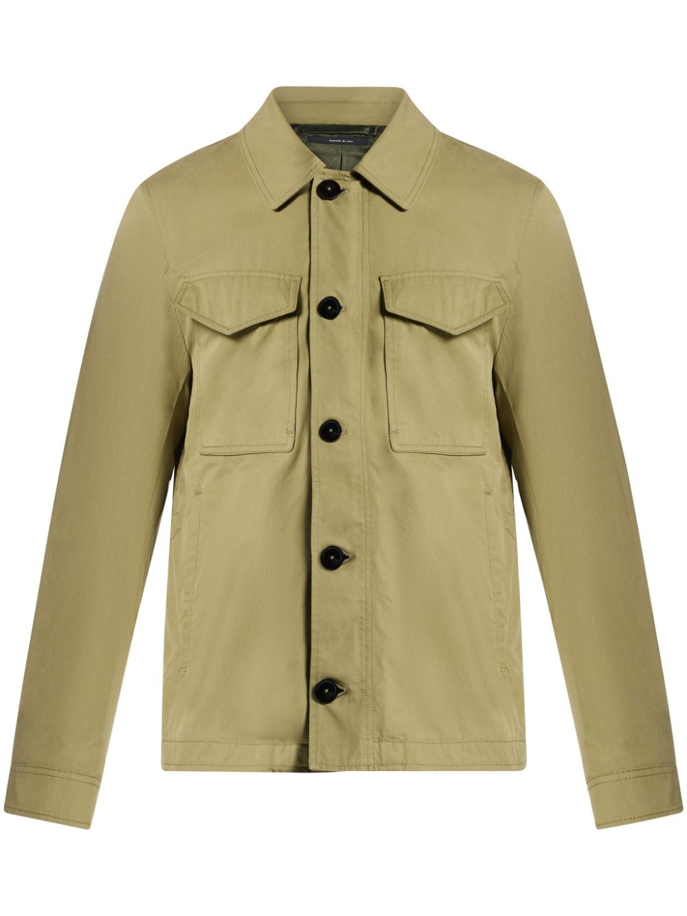 Patch pockets shirt-jacket - Neutrals
