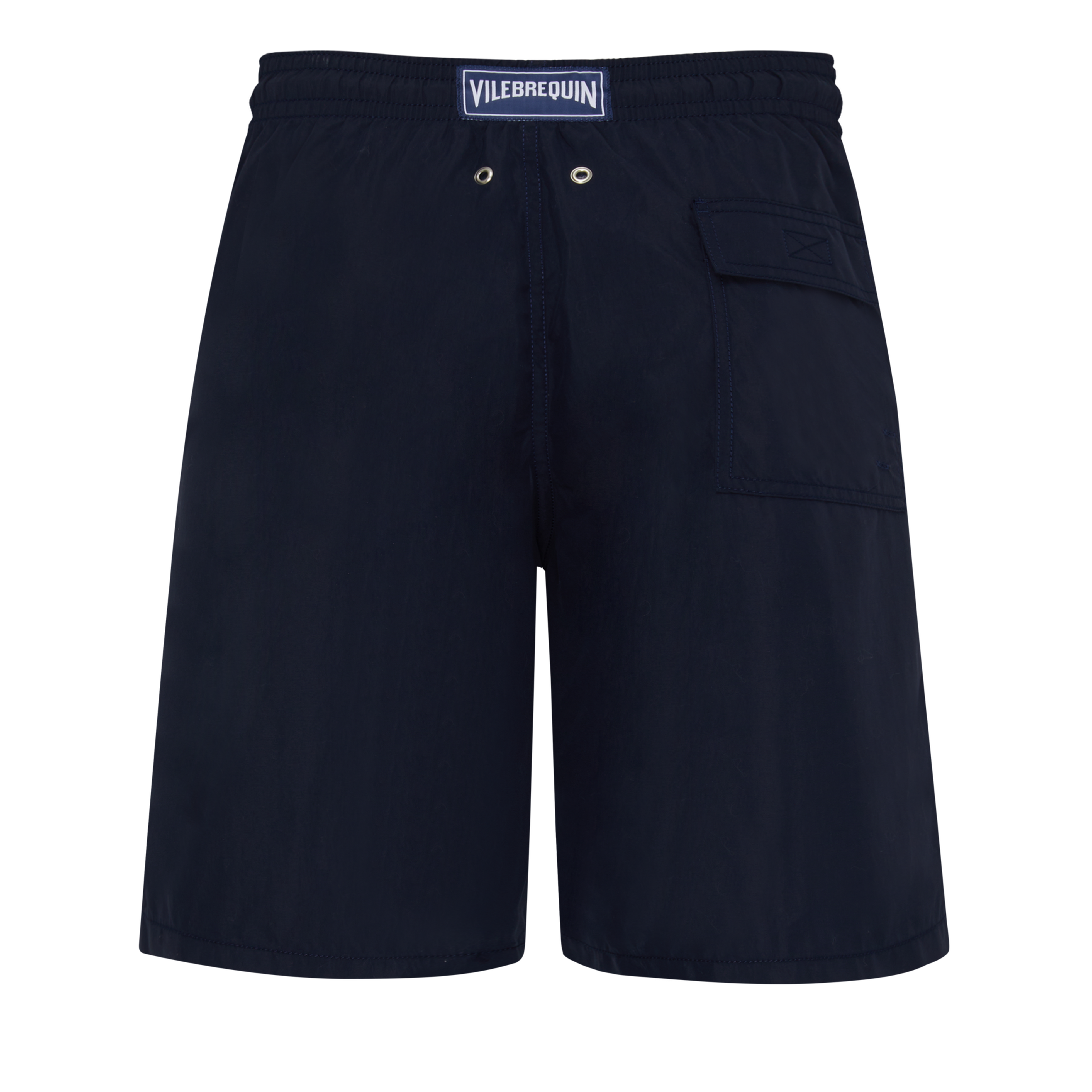 Men Long Swim Shorts Solid - Swimming Trunk - Okoa - Blue