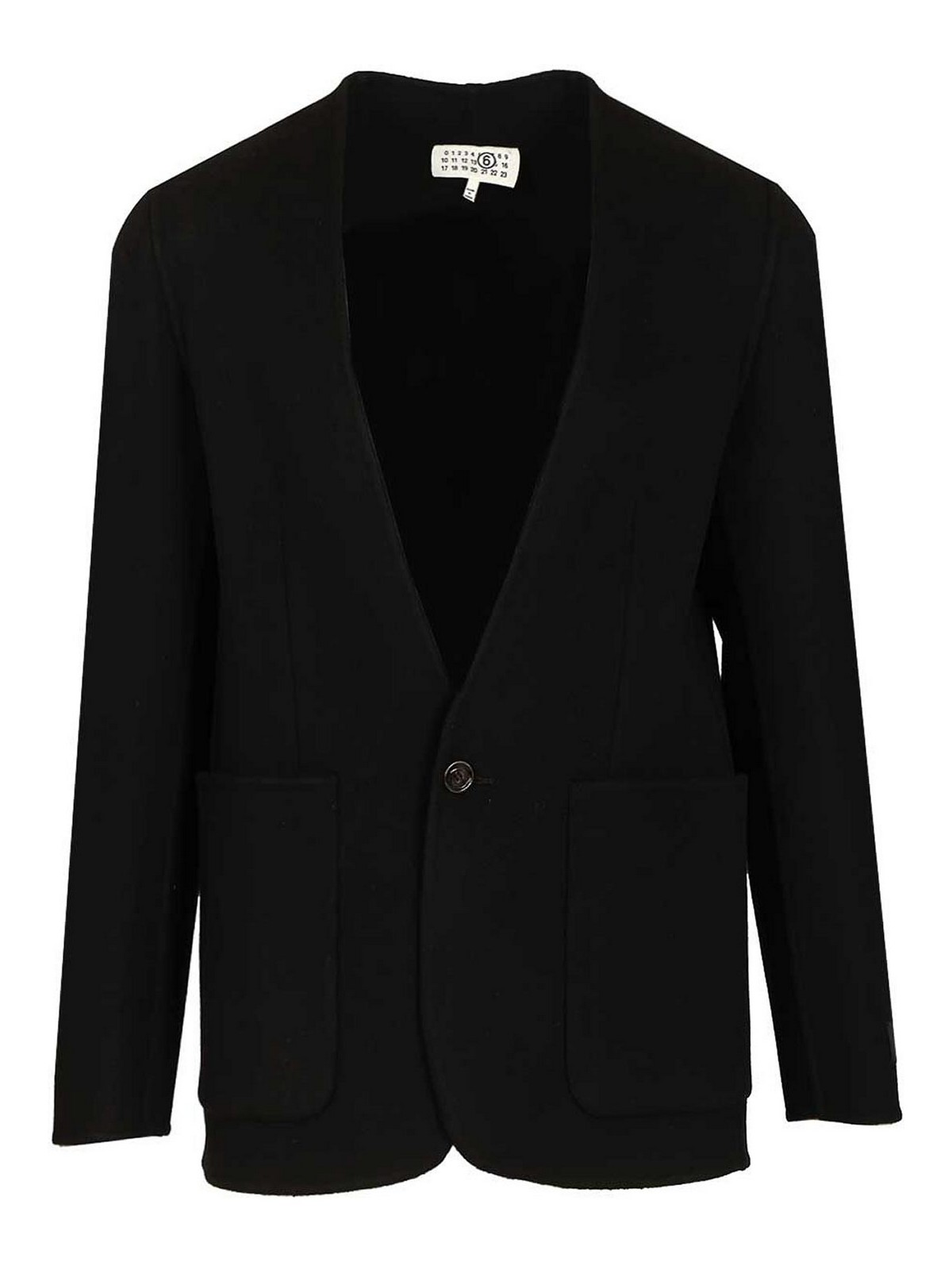 Single-Breasted Wool Jacket