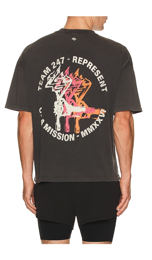 247 Torch Crop Tee in Black. - M also in L, S, XL/1X