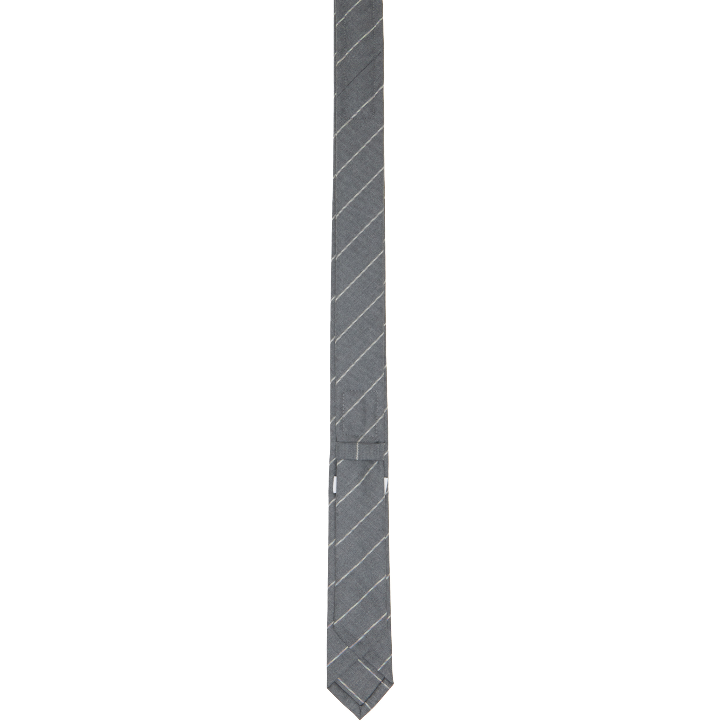 Gray Pinstripe Tie