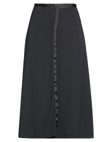Woman Midi skirt Black Size 1 Lyocell, Organic cotton