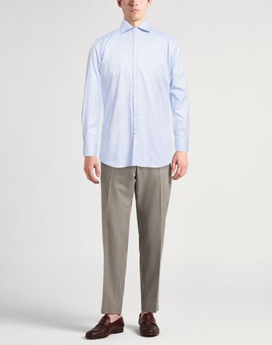 Man Shirt Blue Size 17 ¾ Cotton