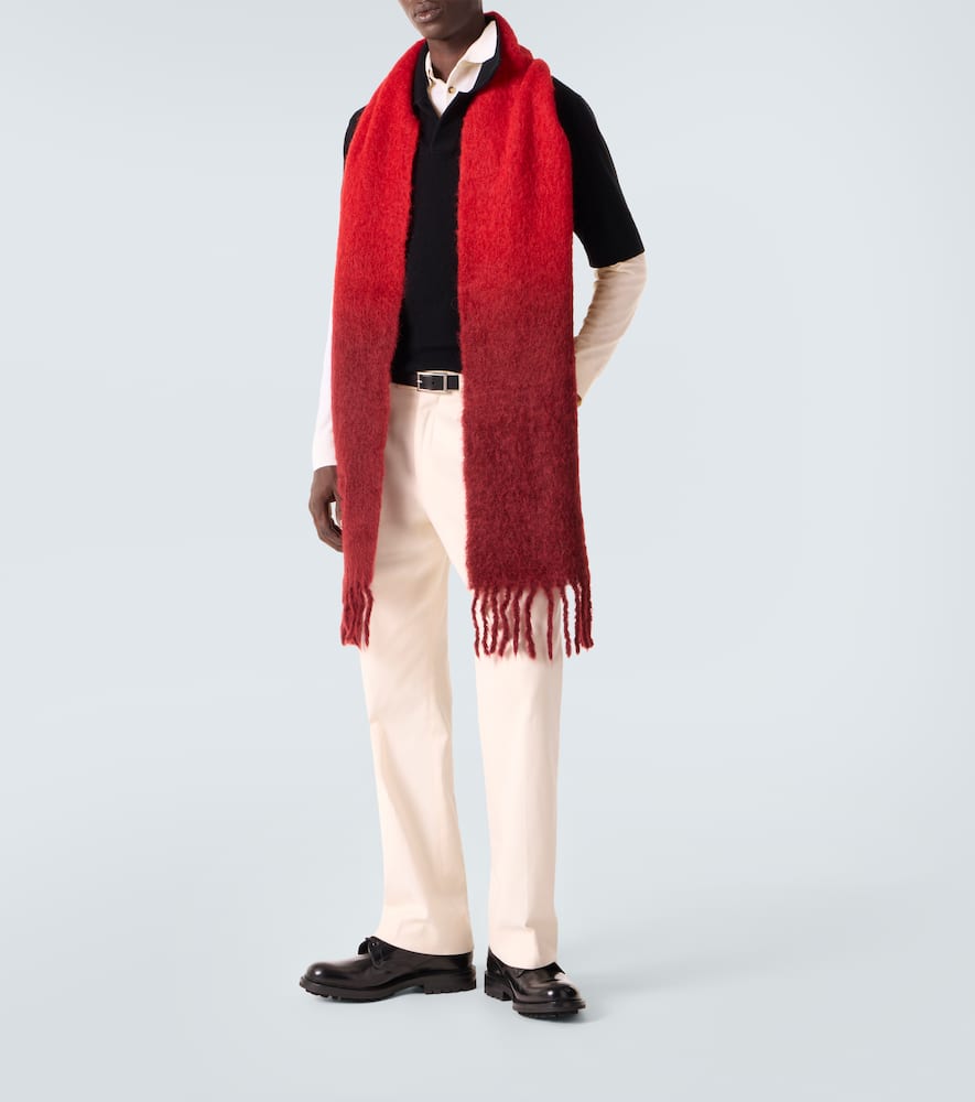Wool and cashmere polo sweater