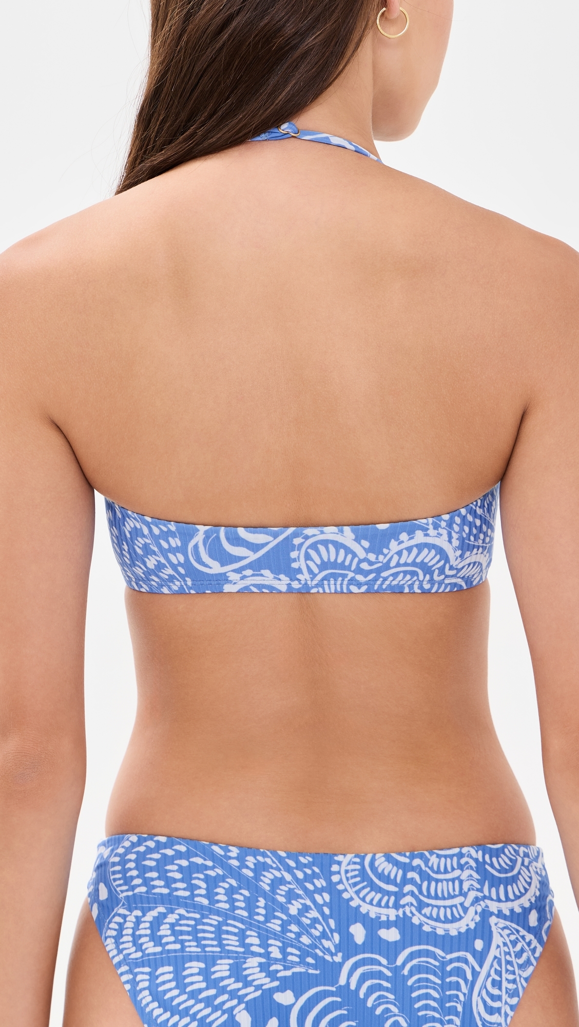 Sierra Scoop Bralette Top Blue