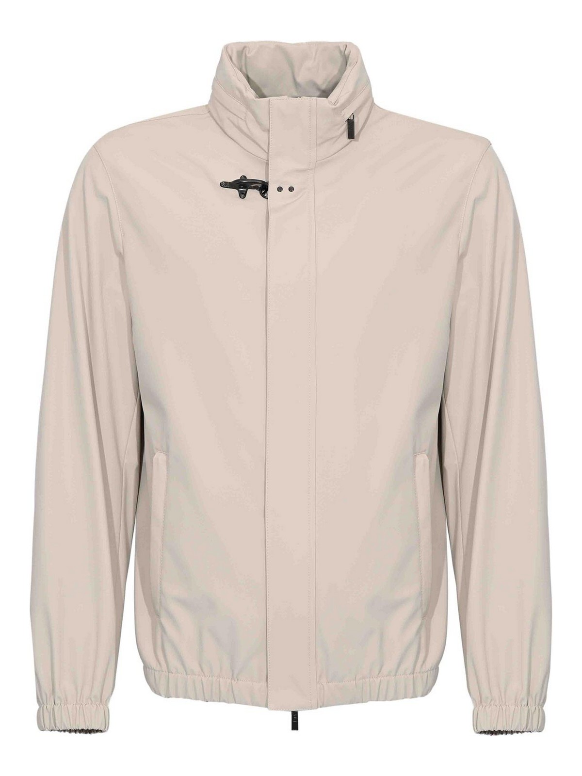 Fay - high collar jackets elastic cuffs pocket