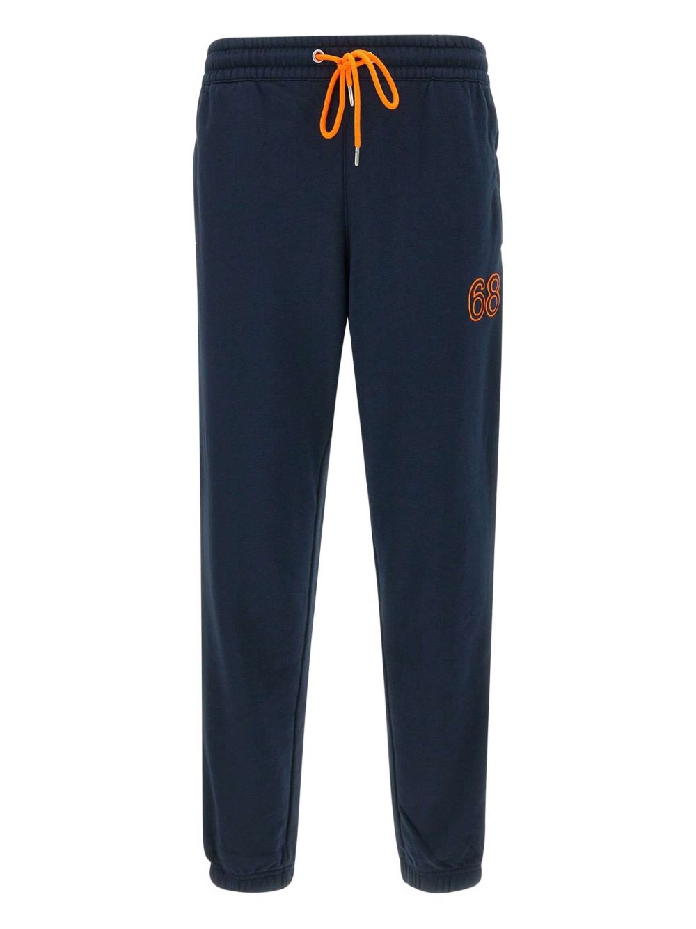 Logo-embroidered track pants - Blue