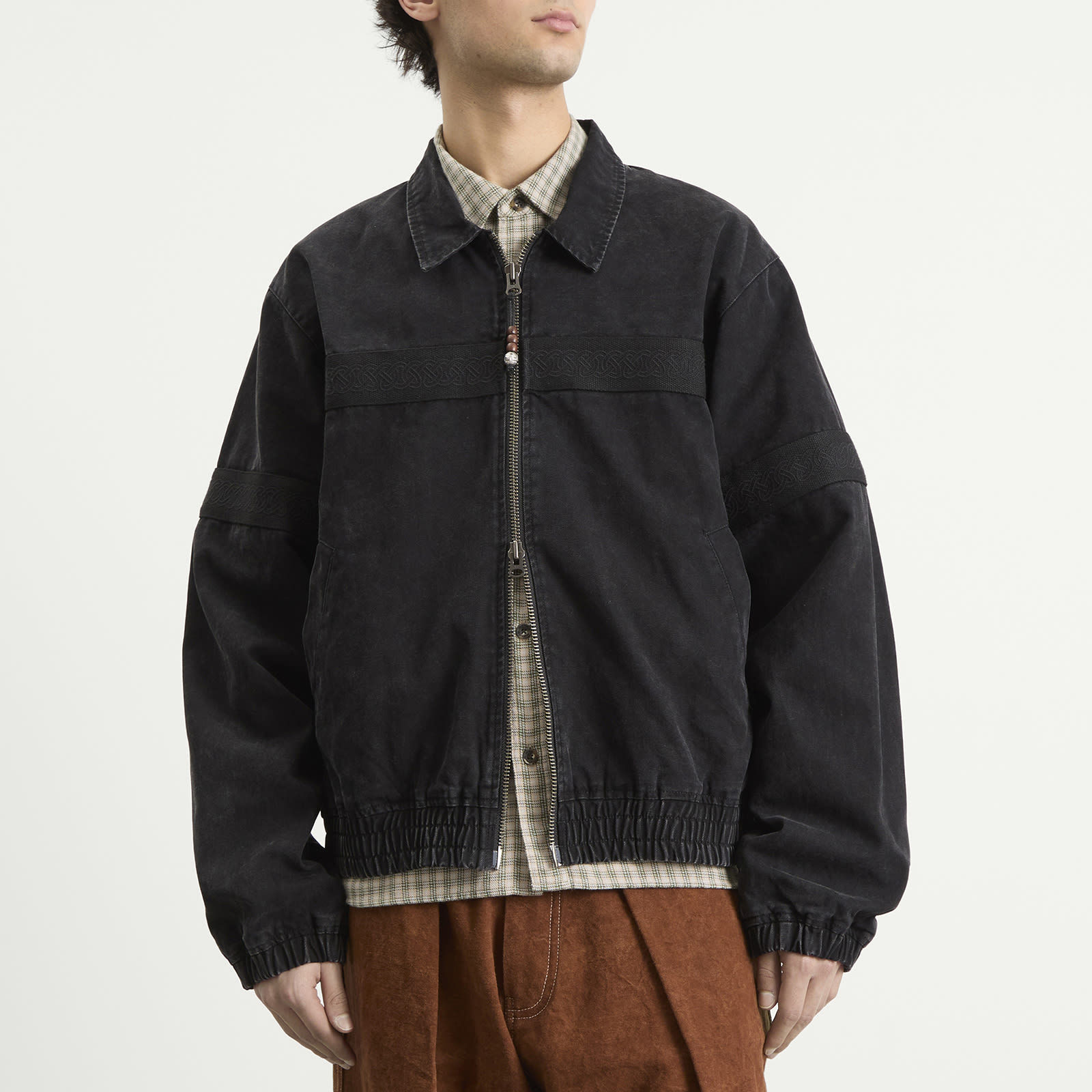 Men's Celtic Track Jacket in Ash