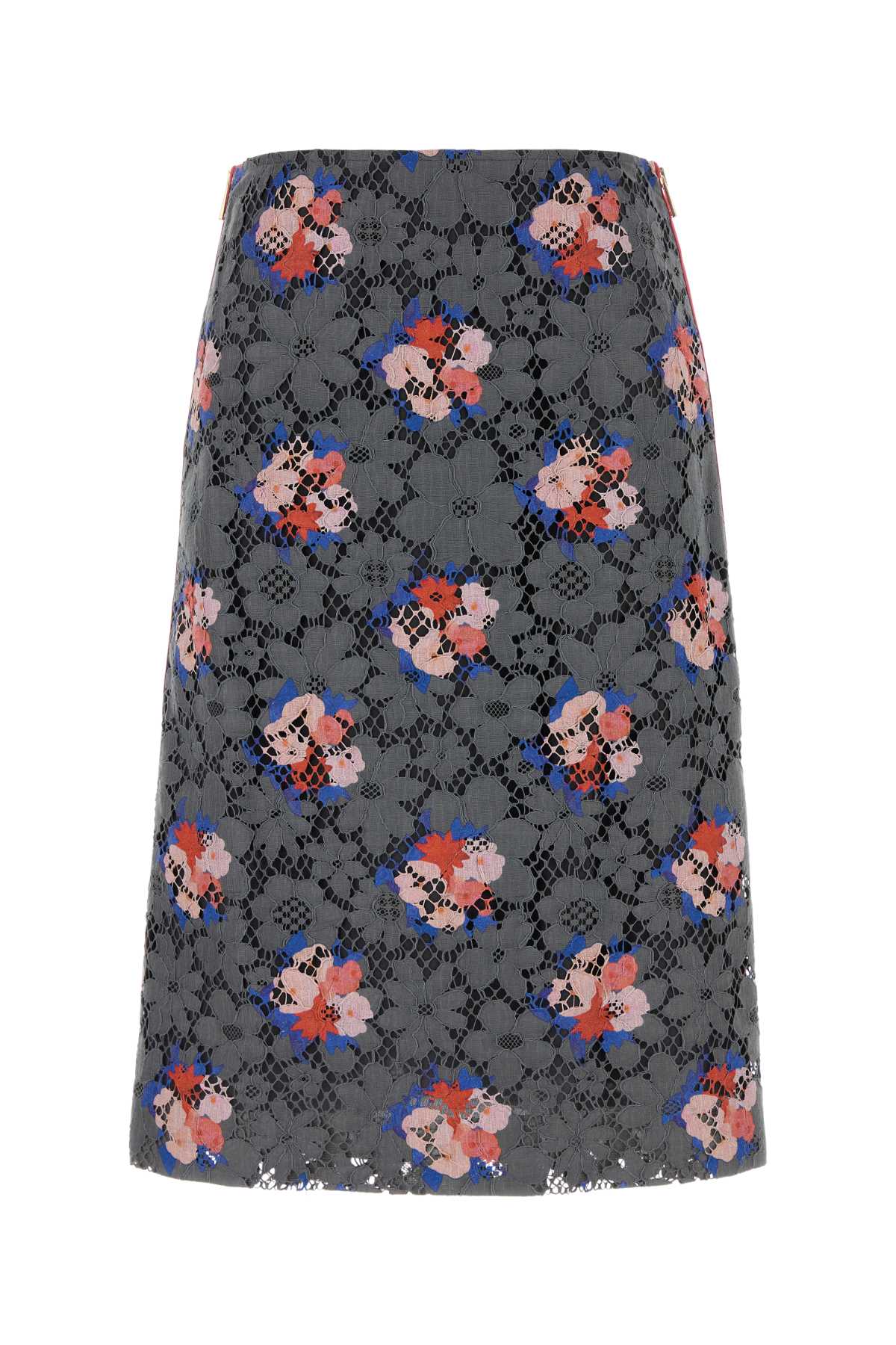 Printed Skirt — Gray