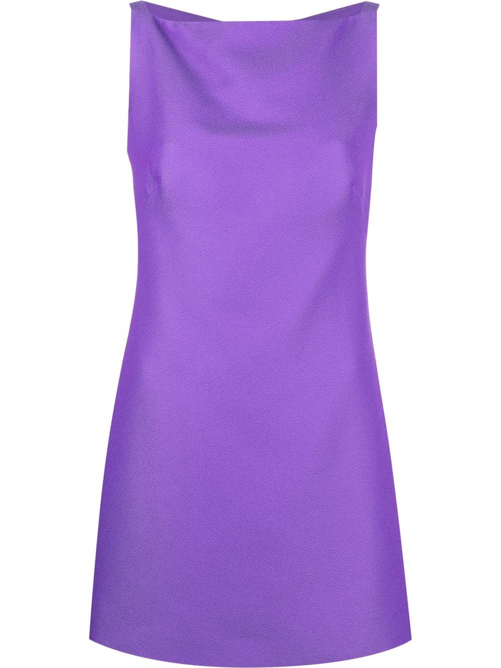 Valentino Garavani sleeveless open-back mini shift dress - Purple