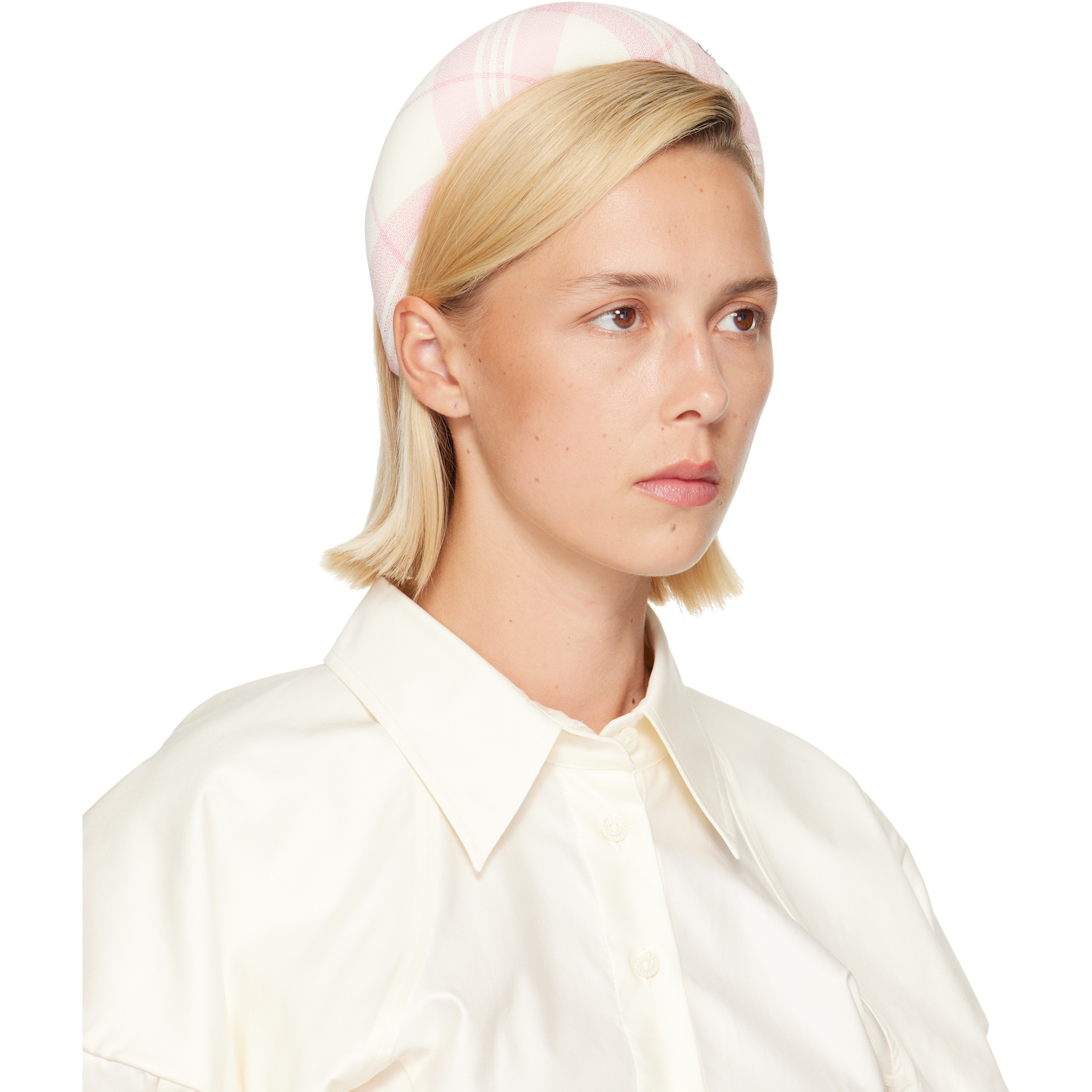 Off-White & Pink Wide Headband