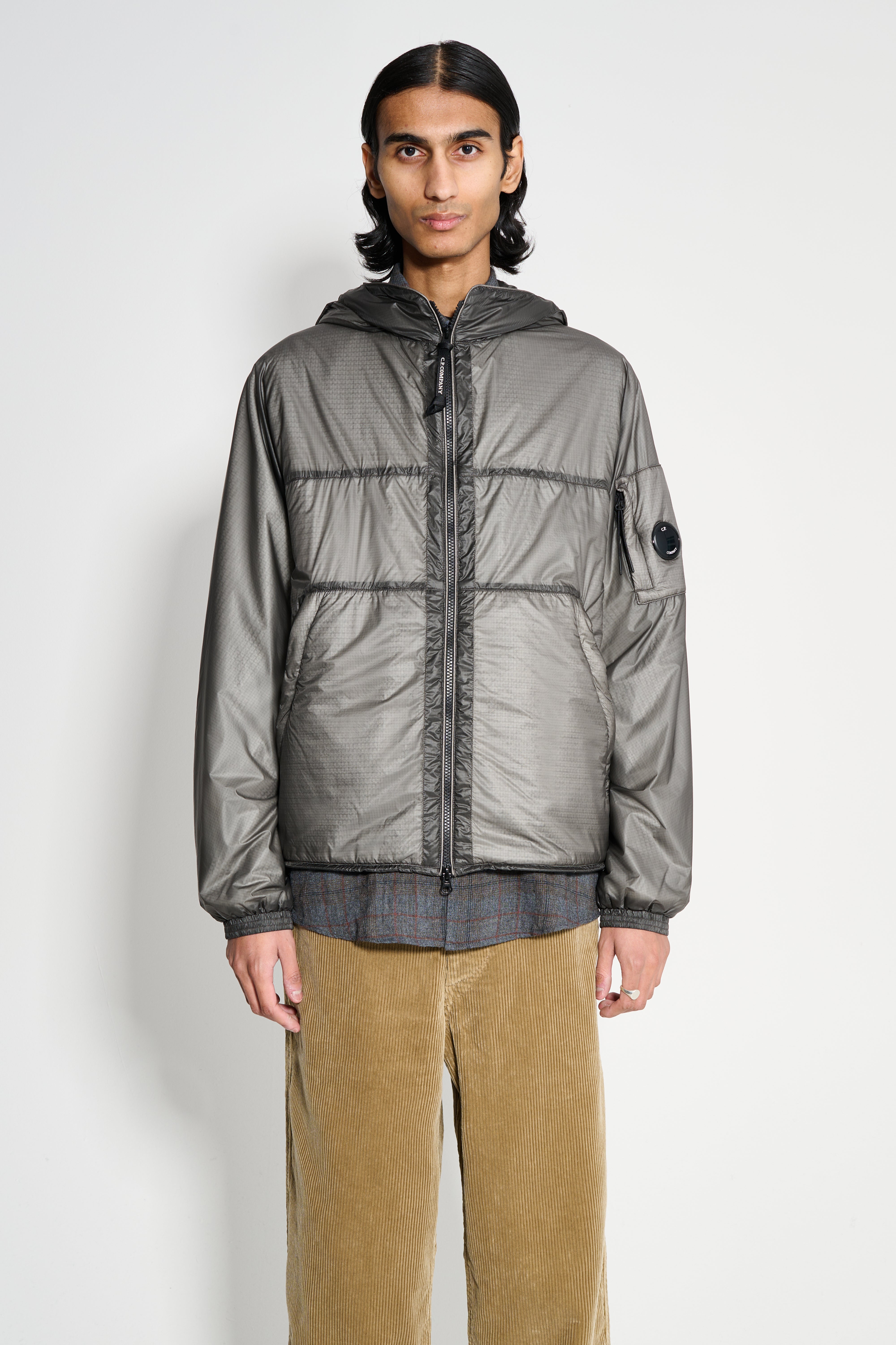 C.P. Company Nada Shell Primaloft® Hooded Jacket Smoked Pear