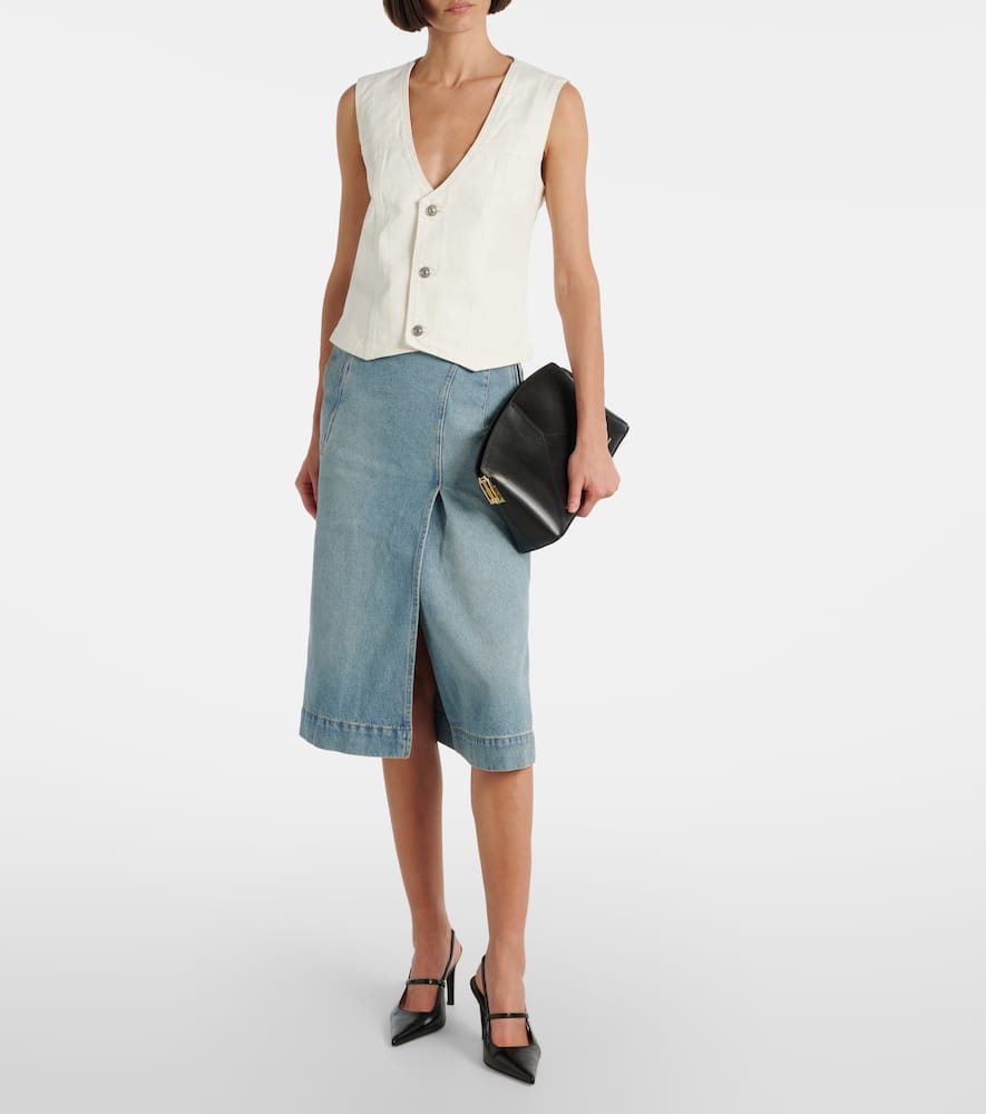 Denim vest